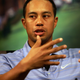 US champion golfer Tiger Woods talks during an unveiling ceremony of the planned development of the Tiger Woods Dubai community at a venue in Dubai on August 25, 2008.